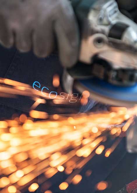 Brušenje i priprema kontejnera - Eco signal® Brušenje i priprema platforme podzemnog kontejnera